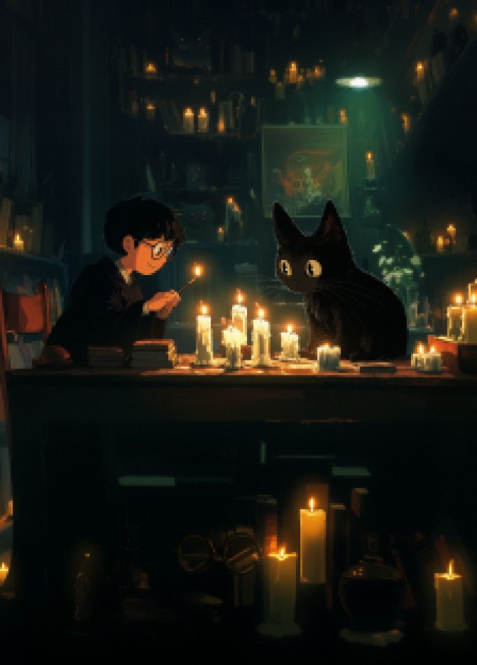 Cолисты оркестра Cagmo: Гарри Поттер и Миядзаки при свечах