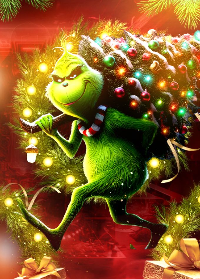 Детская дискотека. Рождественская охота на Гринча